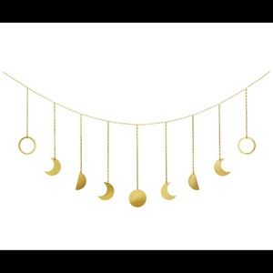 Mkono Moon Phase Wall Hanging Garland